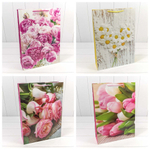 Пакет подарочный 32х45х11см "Цветы" (Микс)