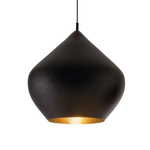 Pendant design lamp  Beat Light Stout by Tom Dixon D52 (Black)
