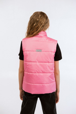 Жилет для девочки "Смайл" розовый