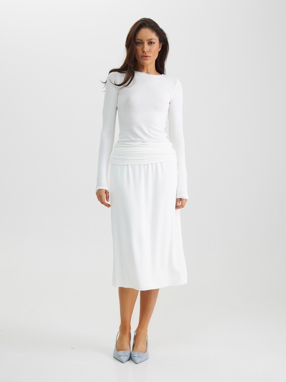 Юбка "Sultan" миди молоко