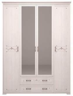 Шкаф для платья и белья Афродита 02  без карниза