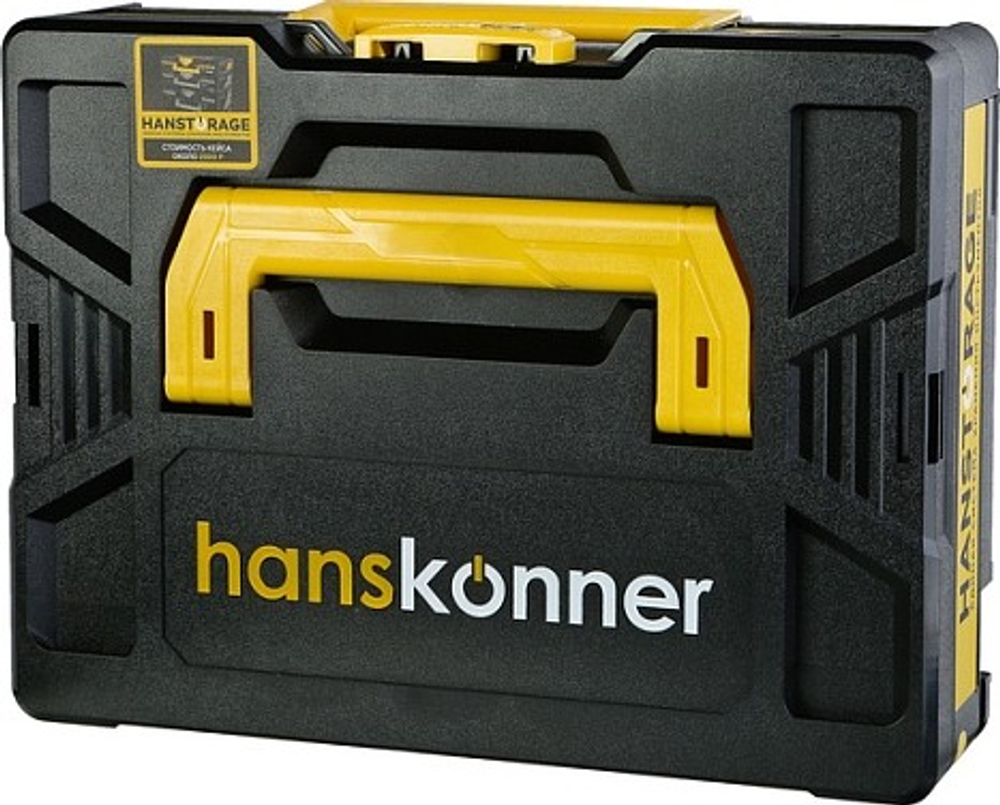 Гайковерт аккумуляторный HANSKONNER HCD201300BLC удар б/щ platinum,18в,1batterysystem, 3/4"