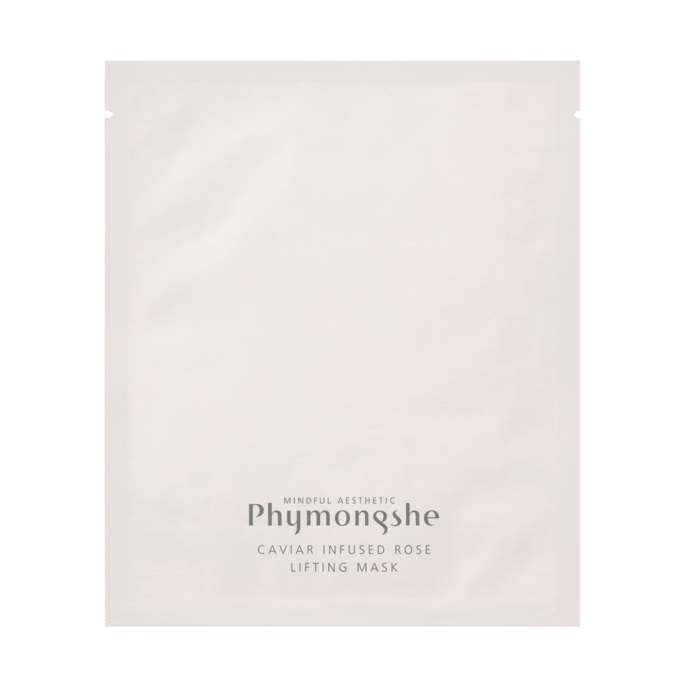 Phymongshe Маска-скульптор для контурной подтяжки лица Caviar Infused Rose Lifting Mask (5 масок)