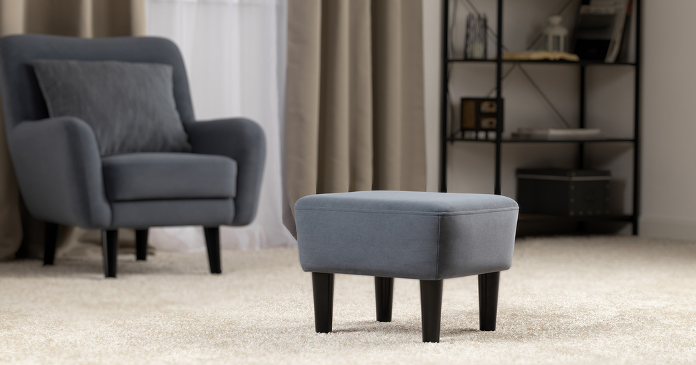 Дакота пуф (синий)