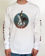 Лонгслив Скейтотырь Аниме Белый