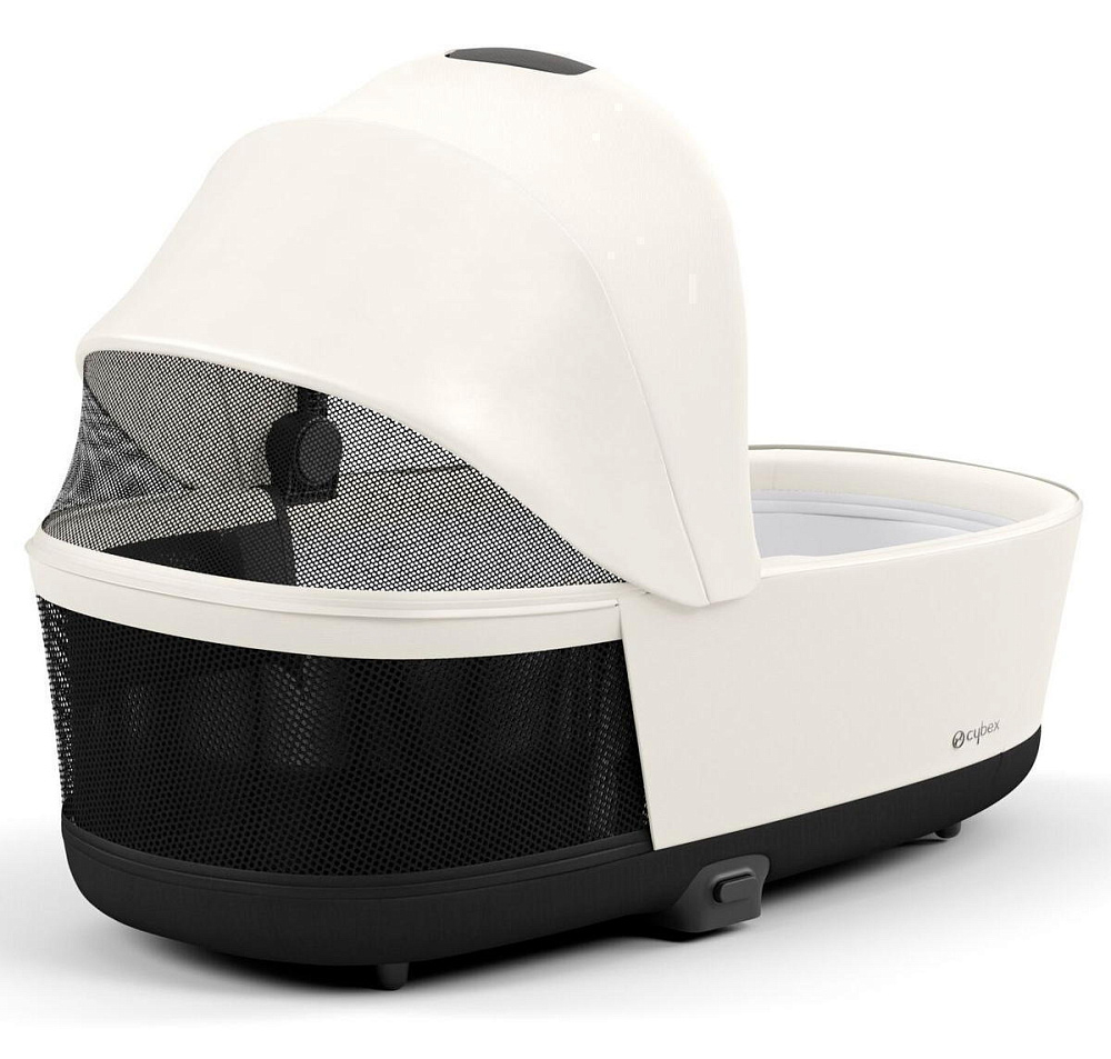 Коляска 3 в 1 Cybex Priam IV Matt Black complete и автокресло Cloud T i-Size Cozy Beige Plus Off White