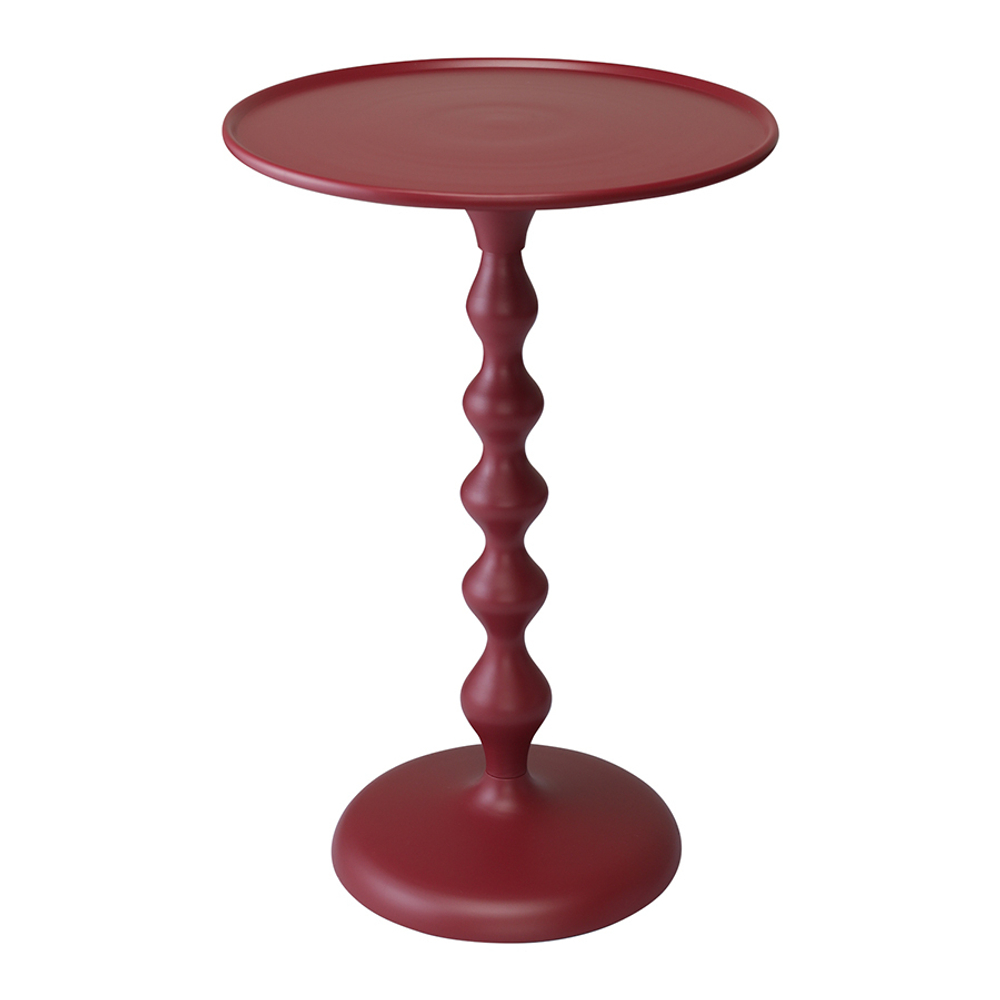 Столик приставной fluid, D38 см, жженый оранжевый