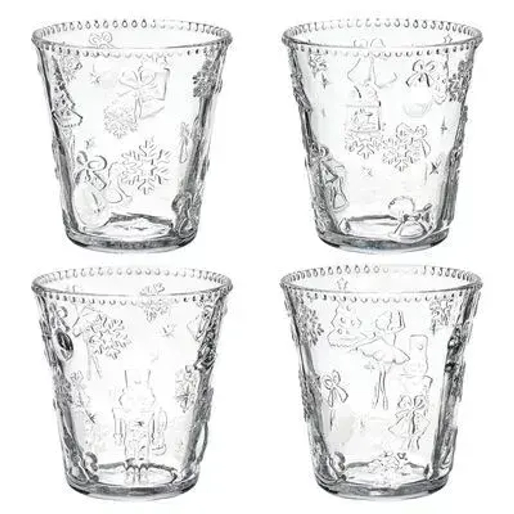 Набор стаканов «ЩЕЛКУНЧИК» 4шт/280мл