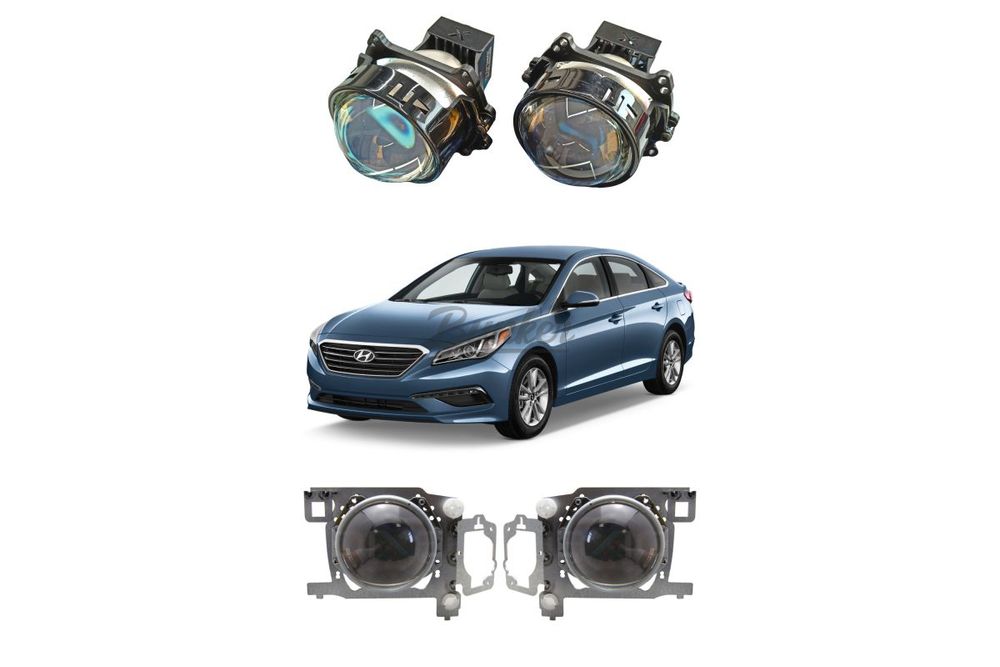 Комплект для замены штатных ксеноновых линз Hyundai Sonata 7 LF дорестайлинг 2014-2017