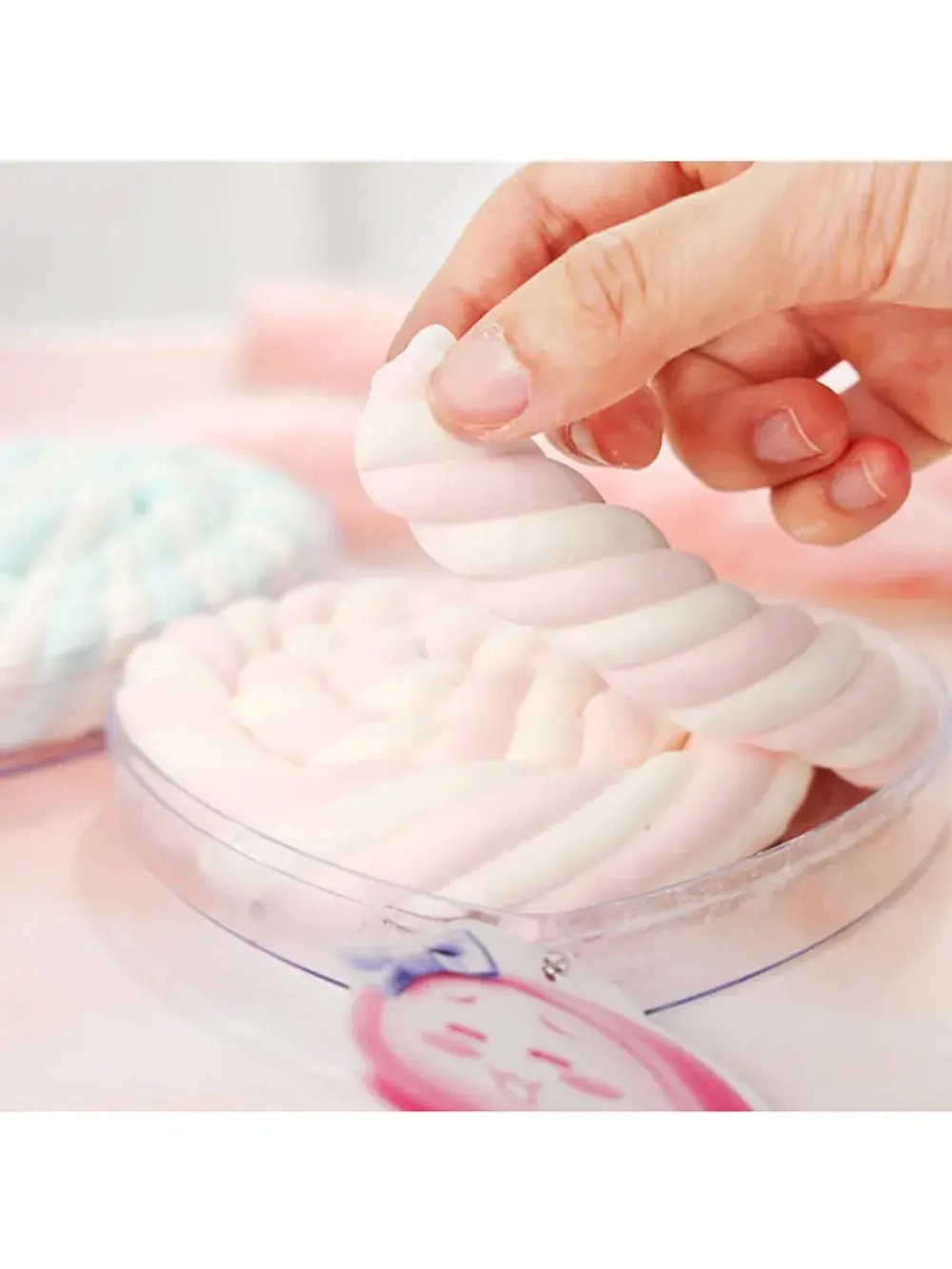 Воздушный зефир на палочке Розовое Сердце 60 г * 5 шт