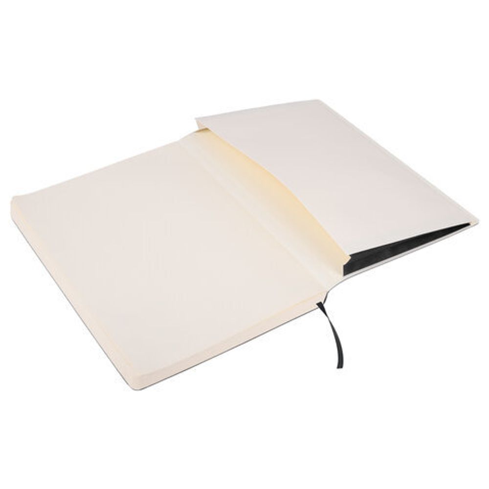 Ежедневник недатированный БОЛЬШОЙ ФОРМАТ 210х297 мм А4, BRAUBERG "Metropolis Ultra", 160 л., черный, 113284