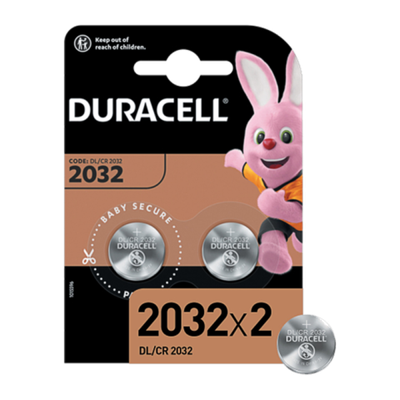 DURACELL Lithium CR2032 BL2 батарейка литиевая
