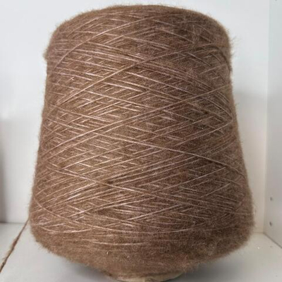 PADDINGTON - E.Miroglio; 18% меринос вспушенный, 39% п/с, 43% люрекс; 600м/100гр; Шнурок; col.9S4, цвет: коричневый, ореховый; S502