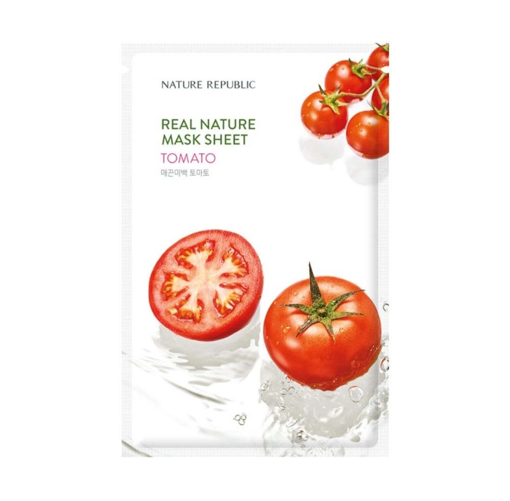 NATURE REPUBLIC Тканевая маска для лица с экстрактом томата Real Nature Mask Sheet Tomato, 23 мл