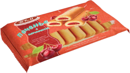 Печенье сдобное с начинкой Вишня 410г
