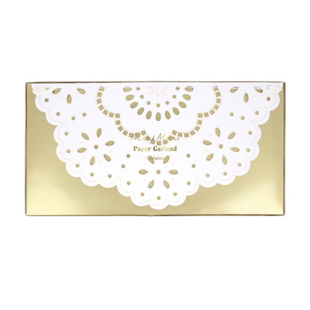 Гирлянда "Белое кружево" 2.7м