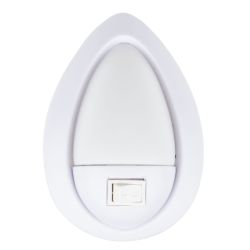 DTL-314 Огонек-White Светильник-ночник. Механический выключатель. Белый. ТМ Uniel