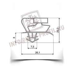 Уплотнительный профиль_017 (тип СК) для холодильного оборудования.