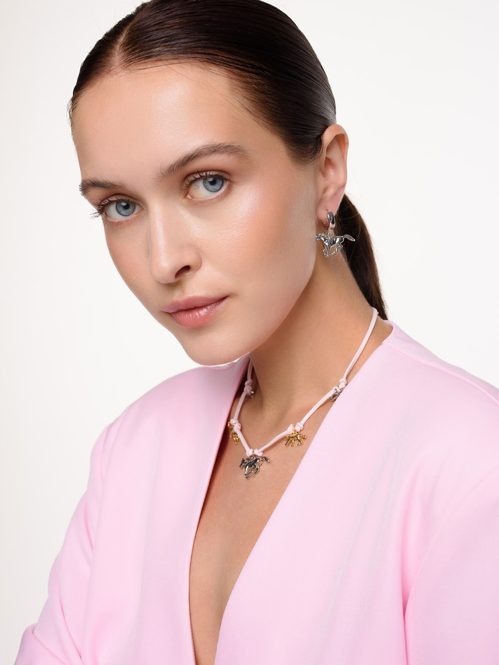 Чокер "Animals" Pink New