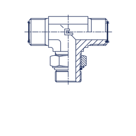 Штуцер FMTA D08-10 ORFS 11/16 - UNF 9/16