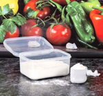 Контейнер для муки прозрачный 2,3 л с мерной ложкой 180 мл М1182