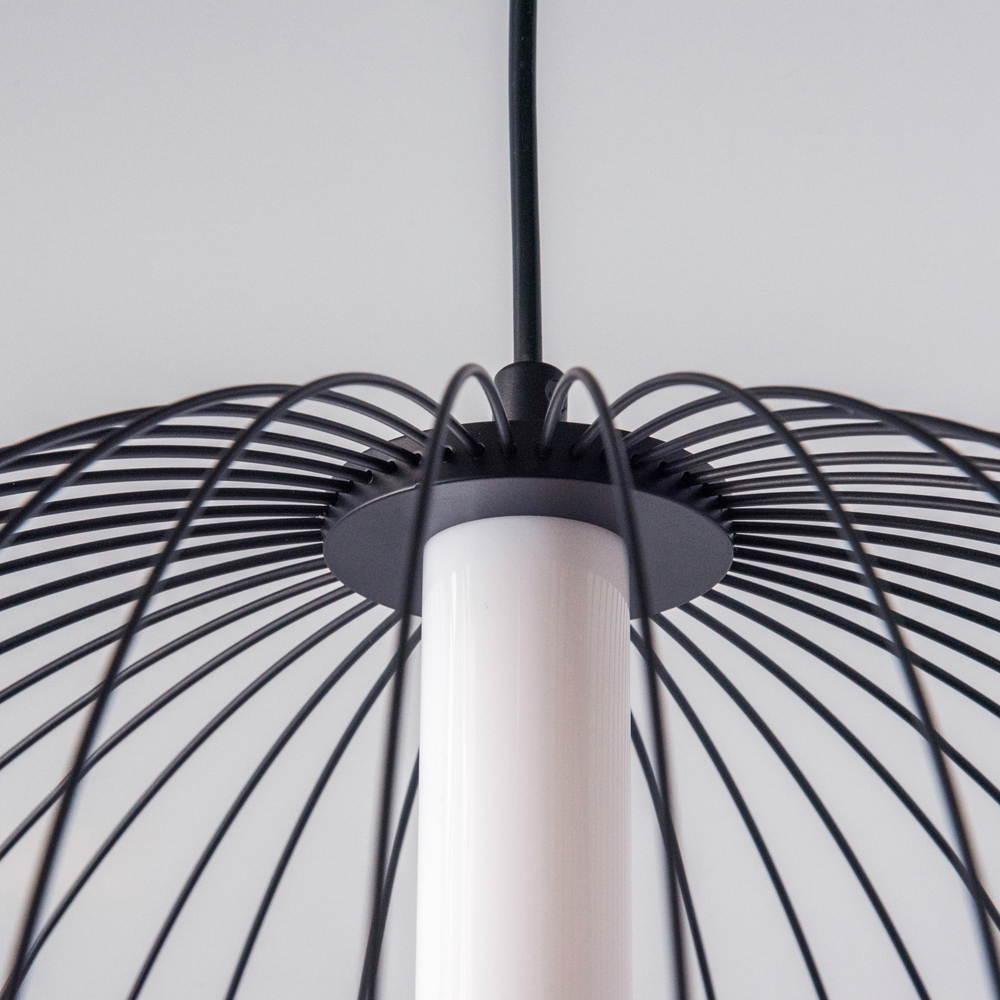 734067 Люстра SOLE 23W LED 1856LM 120G ЧЕРНЫЙ МАТОВЫЙ 3000K