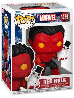 Фигурка Funko POP! Bobble Marvel Holiday S4 Red Hulk (1439) 80034