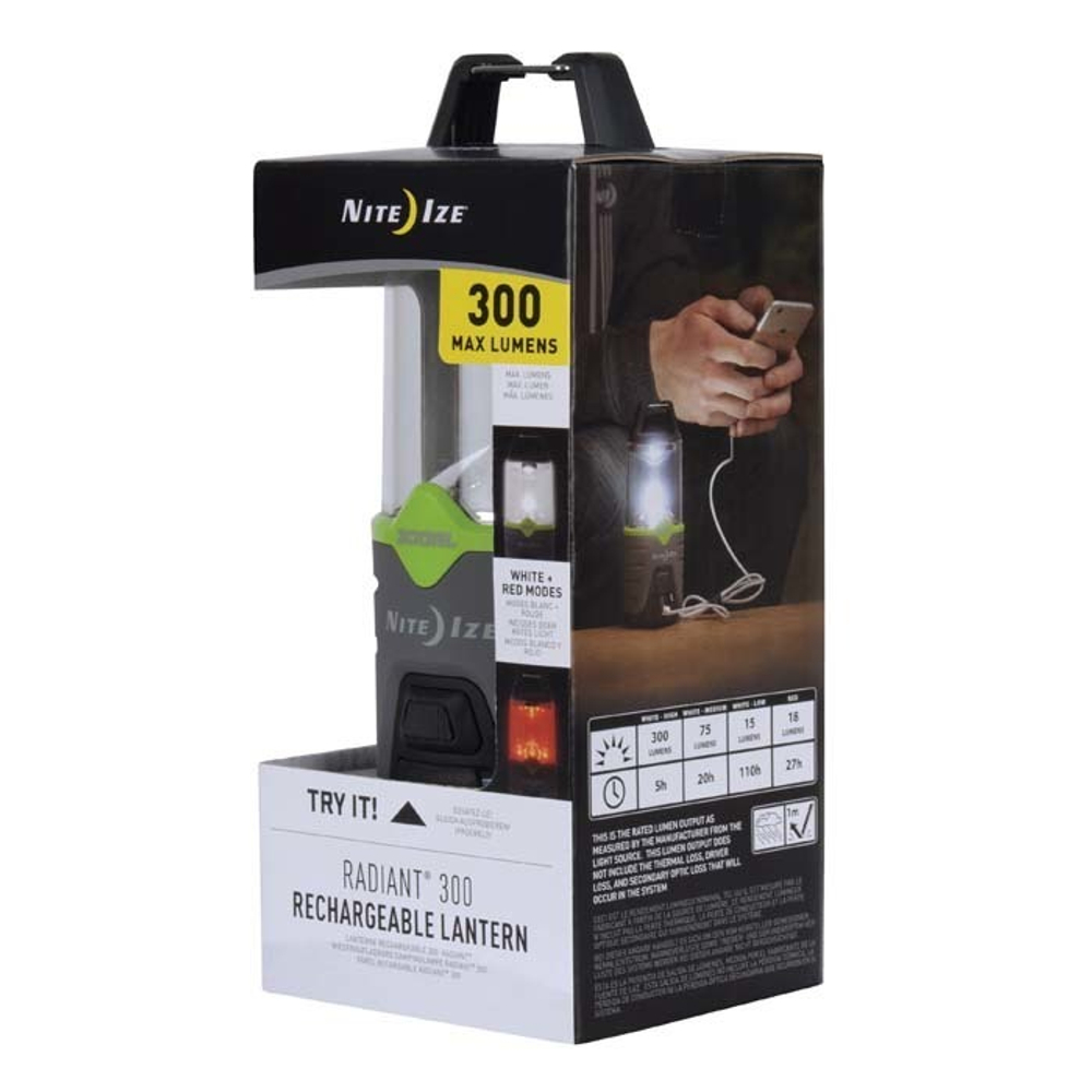 Кемпинговый фонарь Nite Ize Radiant 300 (аккумуляторный)