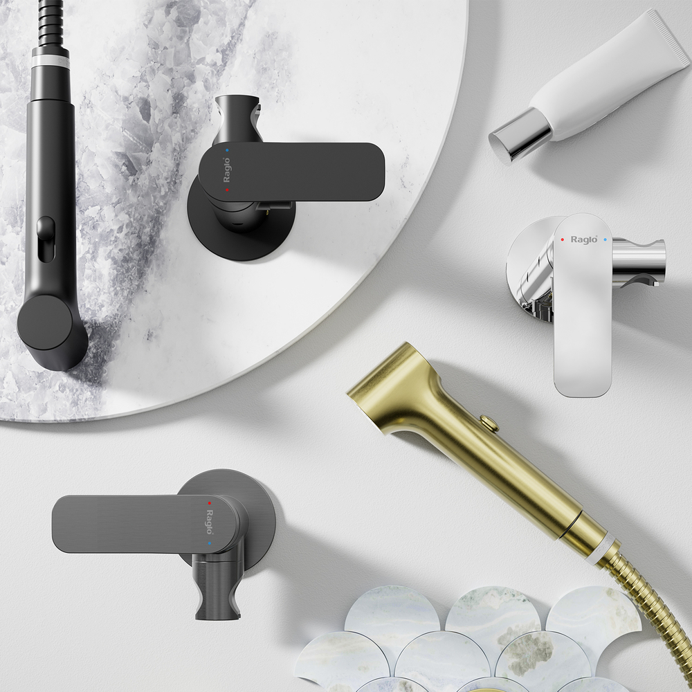 Гигиенический душ со смесителем  Raglo R03.52, хром