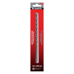Сверло по бетону, 10 х 200 мм, трехгранный хвостовик Matrix