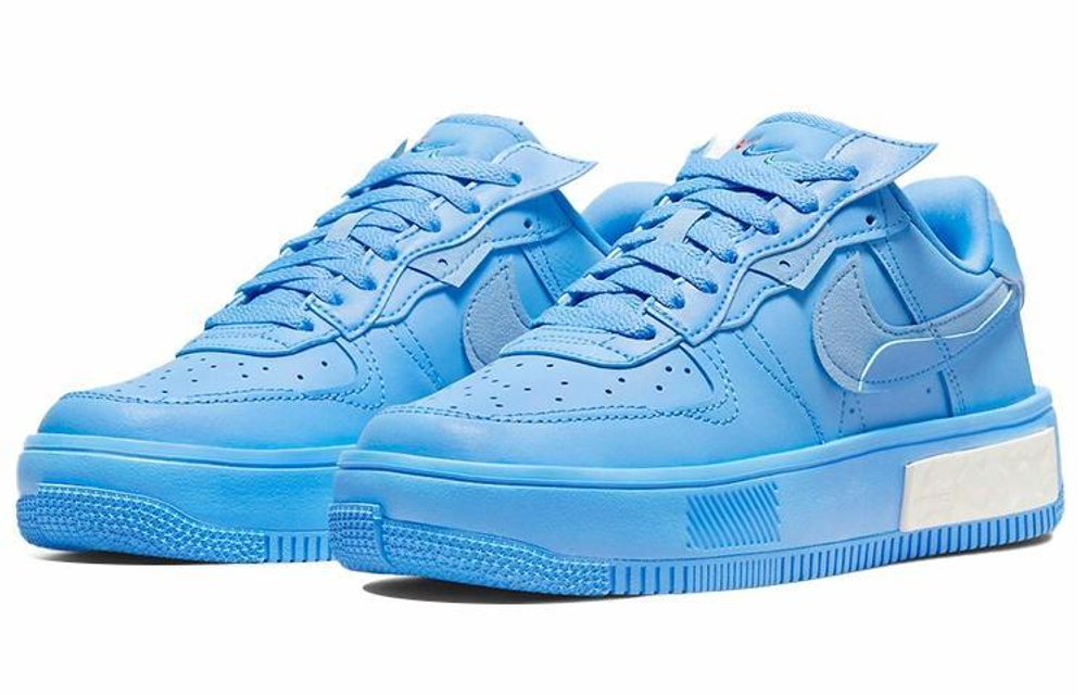 Кроссовки Nike Air Force 1 Low Fontanka "University Blue" (Женская размерная сетка)