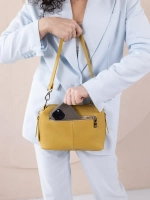 Сумка через плечо маленькая клатч натуральная кожа