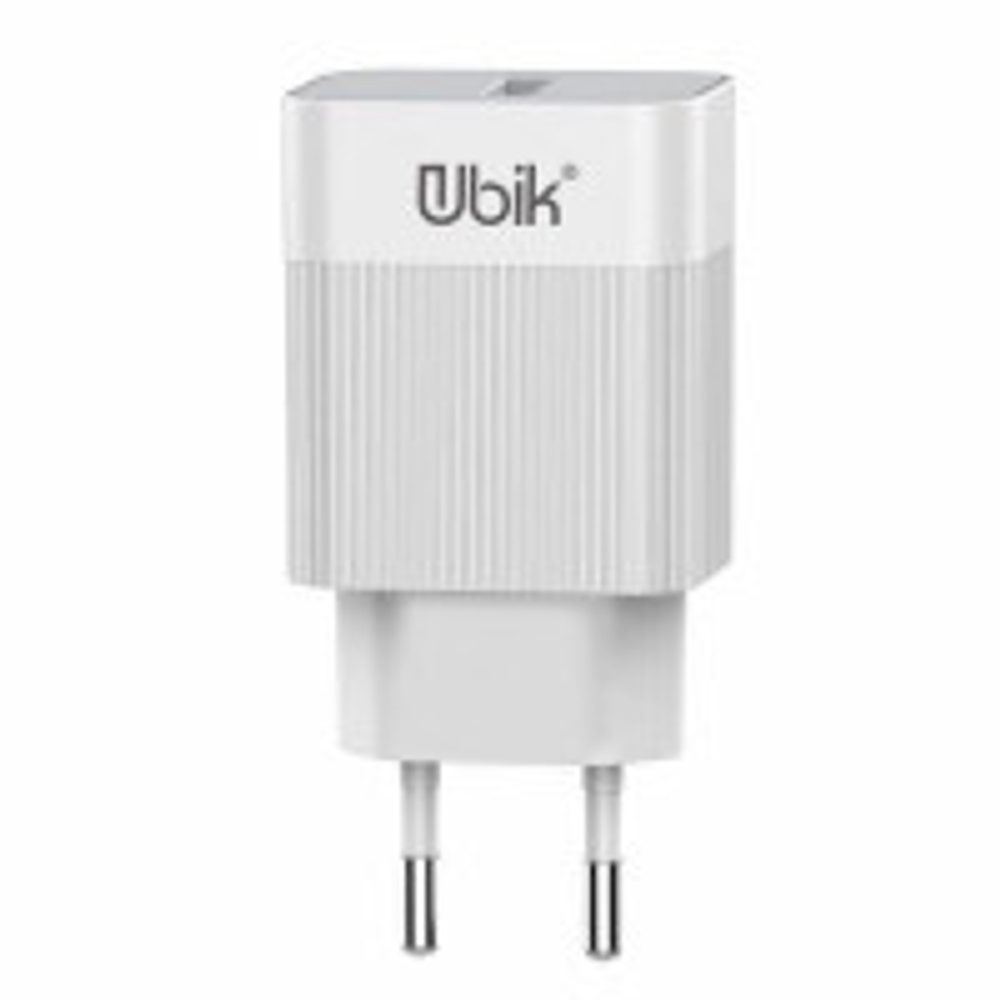 СЗУ с кабелем micro 1USB 3А Ubik UHP13QM white