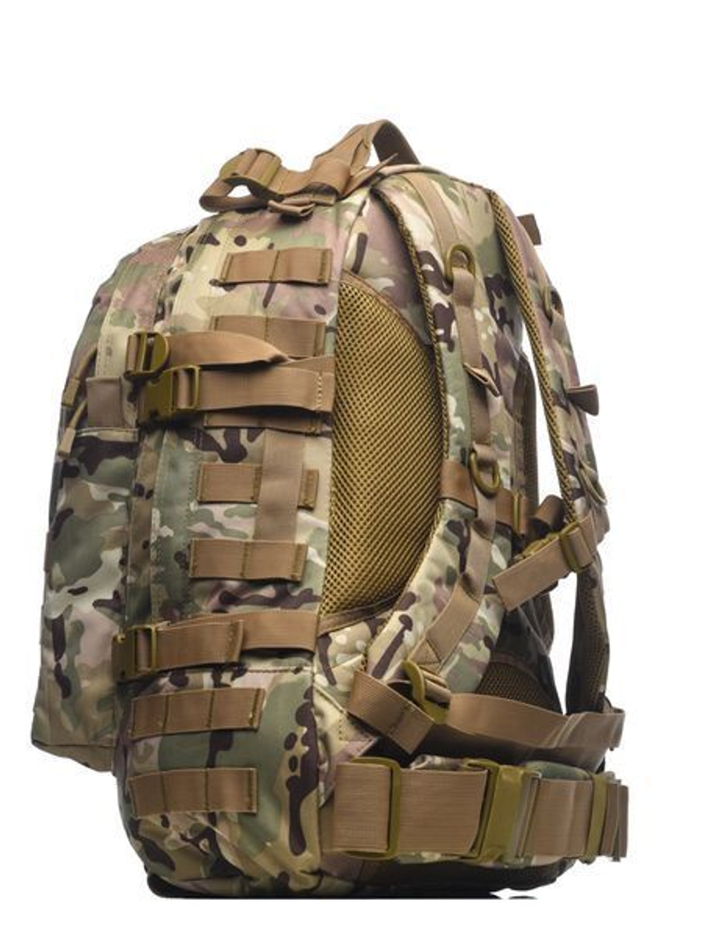 Тактический рюкзак HUNTSMAN RU 010, 45 л, ткань Оксфорд, Черный
