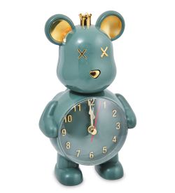 GAEM Art CL-09/4 Будильник «Медвежонок» бирюзовый