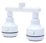 Насадка для душа с двумя лейками (Цвет: белый)