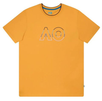 Мужская теннисная футболка Australian Open Logo Tee - Оранжевый