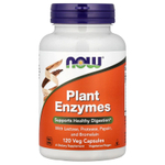 NOW Foods, Растительные ферменты, 120 растительных капсул