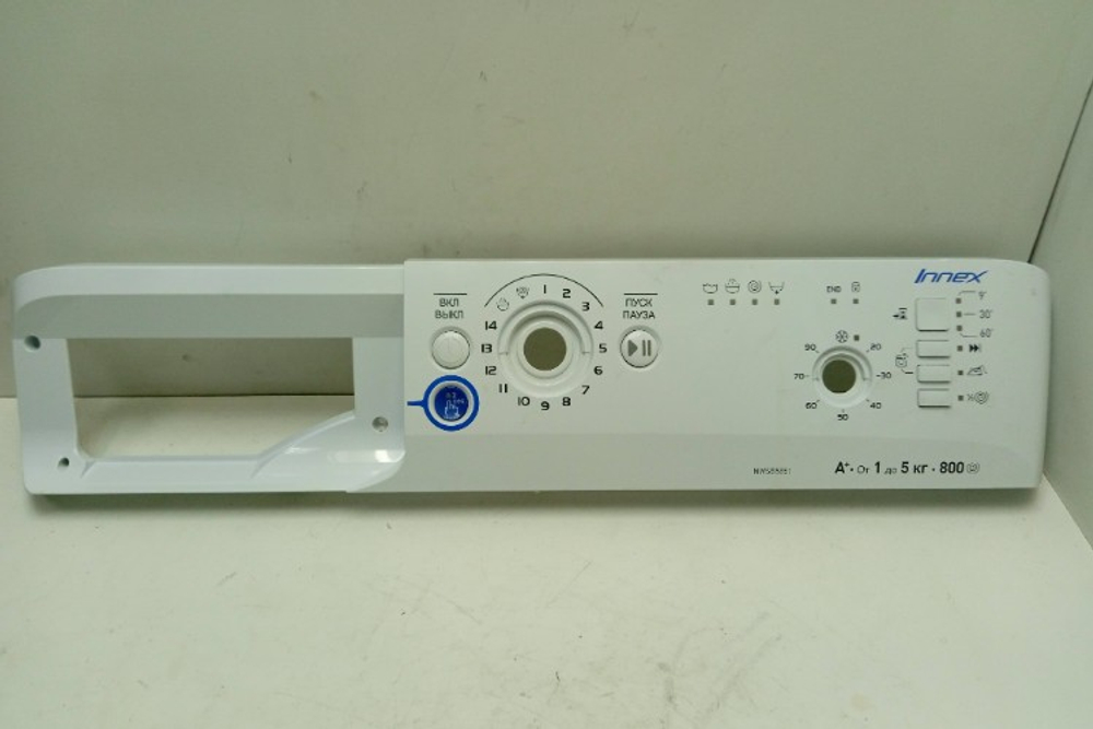 NWSB5851 кт148 Панель лицевая для стиральной машины Indesit 250006728 б/у