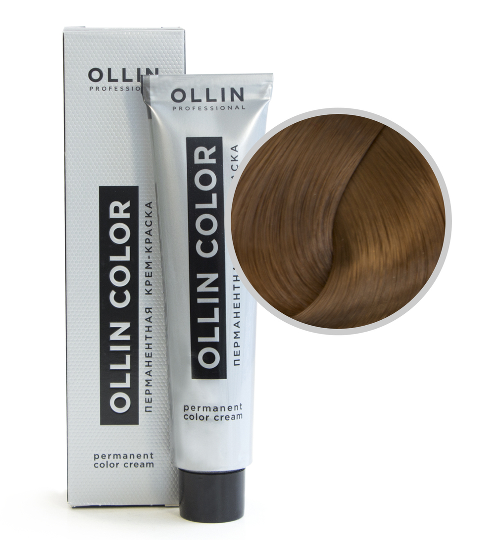 Ollin Color Крем-краска для волос, перманентная, тон №8-00, Светло-русый глубокий, 60 мл