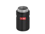 Термос для еды THERMOS KING SK-3020 RCMB 0.71L, складная ложка из нержавеющей стали, чёрный