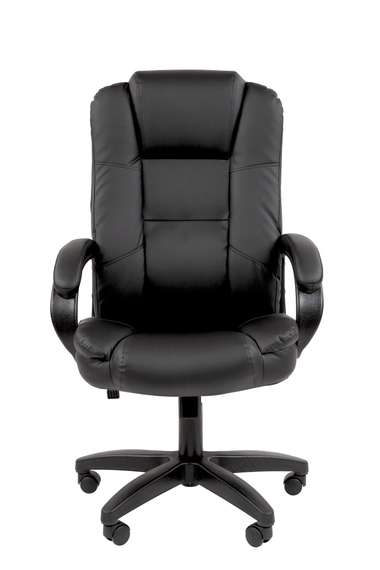 Офисное кресло Chairman 600LT Россия чер.пласт экопремиум черный