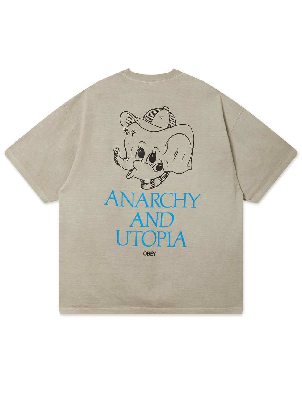 Мужская Футболка Obey Anarchy & Utopia