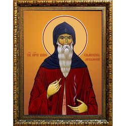 Шио (Симеон) Мгвимский преподобный. Икона на холсте.