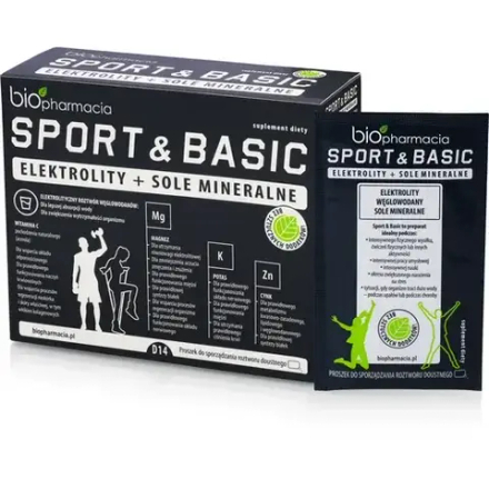 Электролиты и минеральные соли Biofarm Sport & Basic - 14 пакетиков