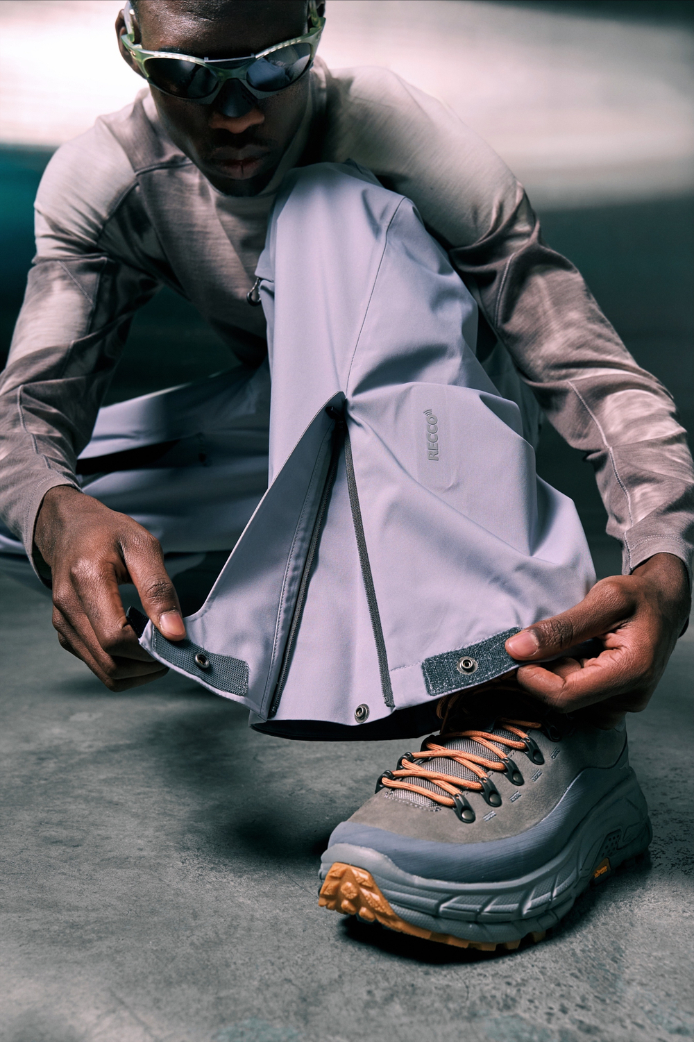 Брюки Nothomme Blue Dermizax RECCO THERMOLITE Ski Pants "Glacial Gray"