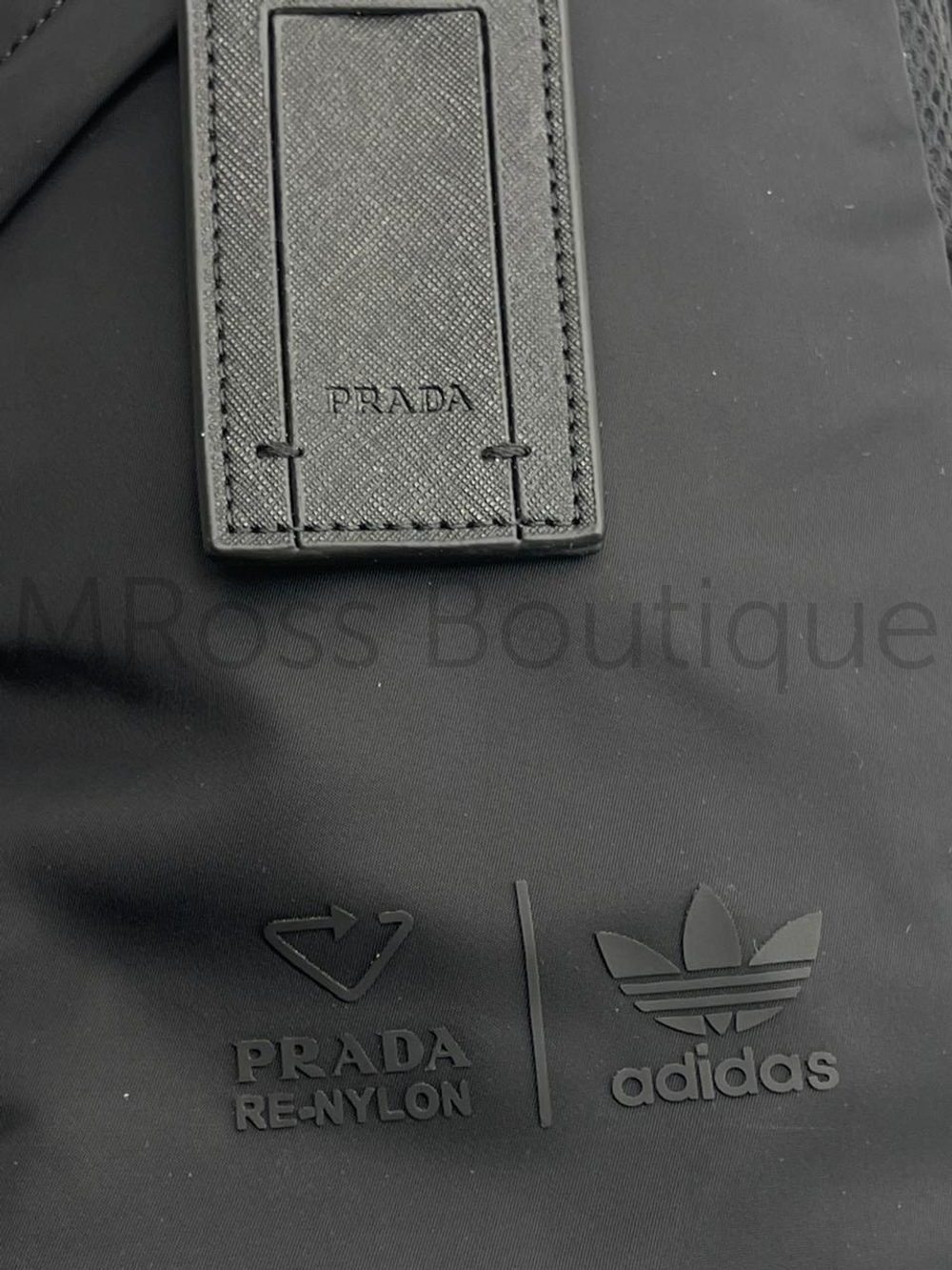 Нейлоновый рюкзак Prada Adidas