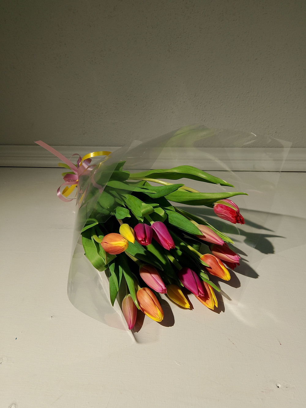 Букет из 35 тюльпанов
