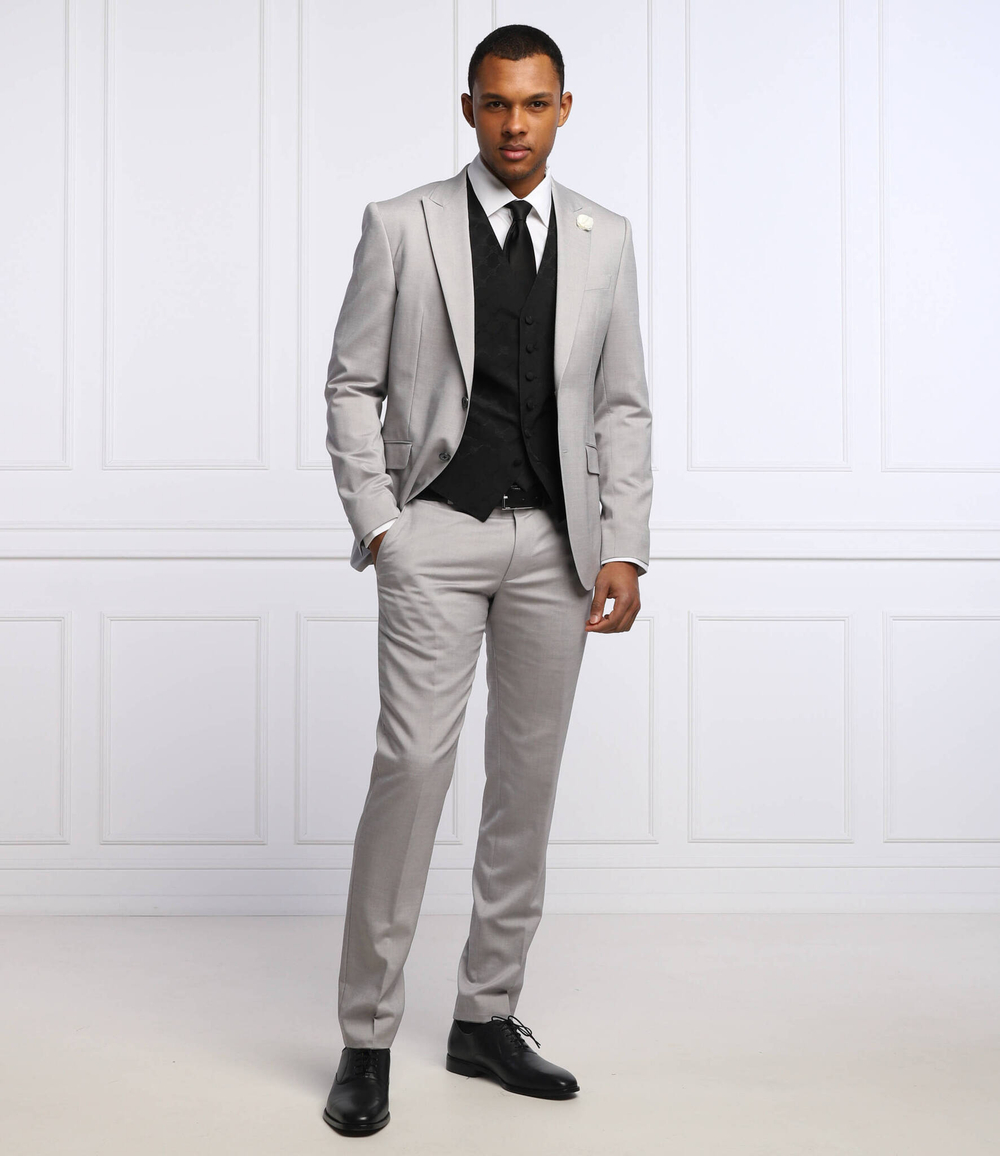 рубашка h-hank-kent-c1-214 BOSS BLACK - белый(50469345)