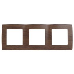 12-5003-10 ЭРА Рамка на 3 поста, Эра12, венге | Эра 12 Венге
